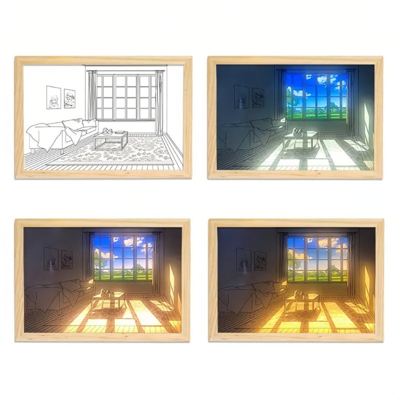 Cadre lumineux et interactif Slow Life