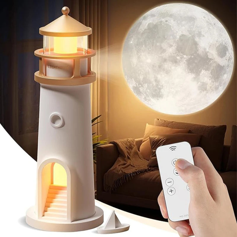 CLAIR DE LUNE - Lampe de chevet qui projecte la lune