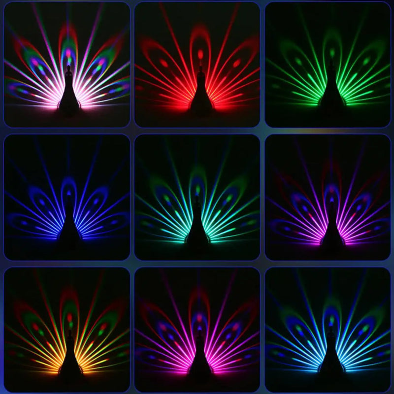 Lampe Projecteur Murale Paon